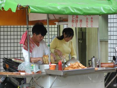 Street vendors, Taipei