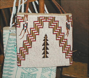 Nez Perce Style Flat Bag w/ Nisqually Cowlitz design