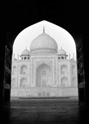 Taj Mahal at sunrise