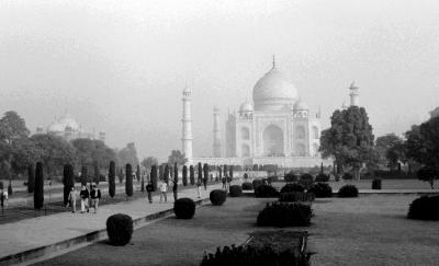 Taj Mahal at sunrise