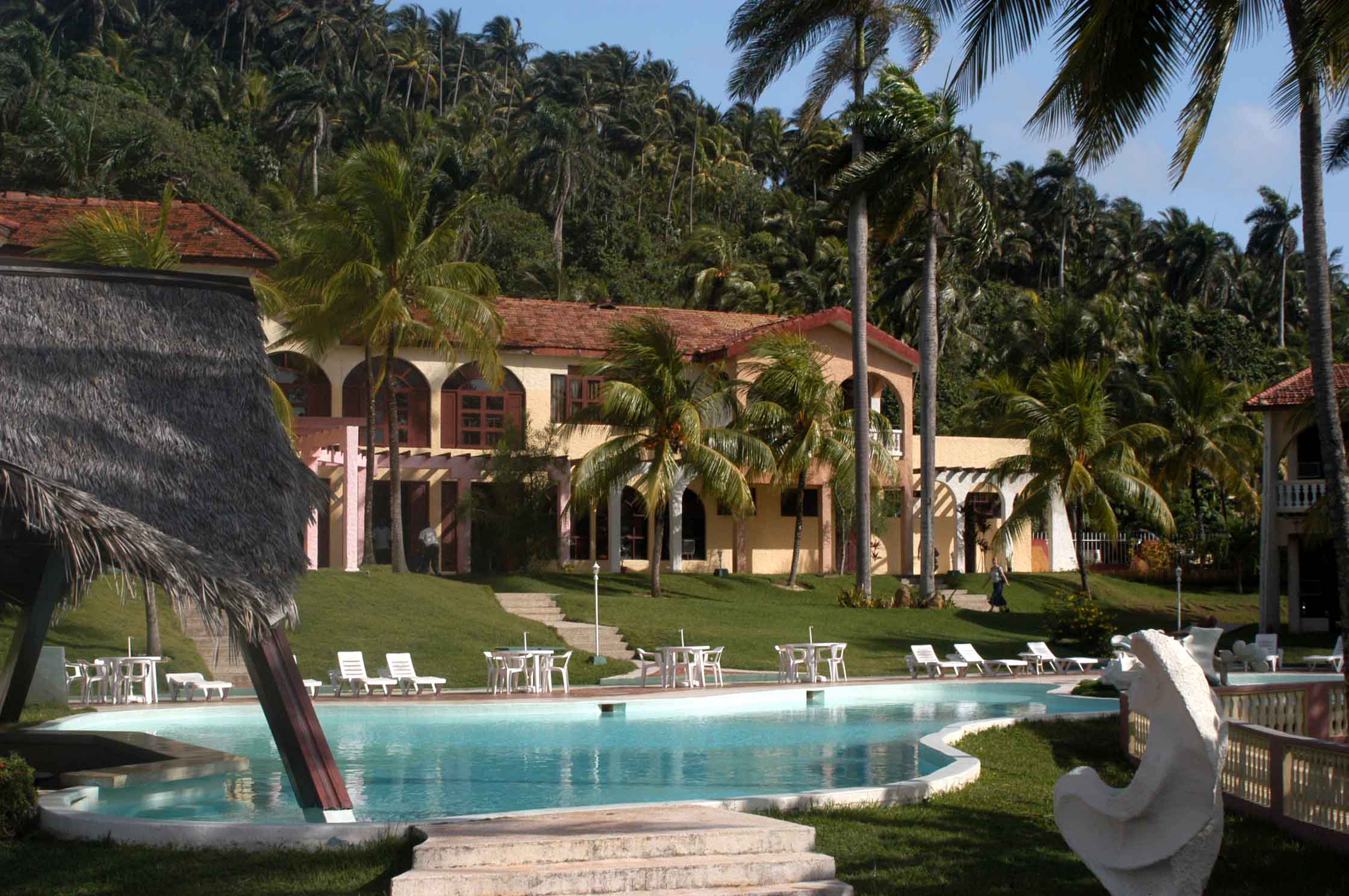 swimming pool of the hotel