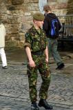 Scottish soldier at Edinburgh Castle