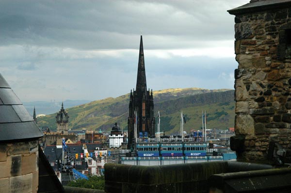 View east from Edinburgh Castle