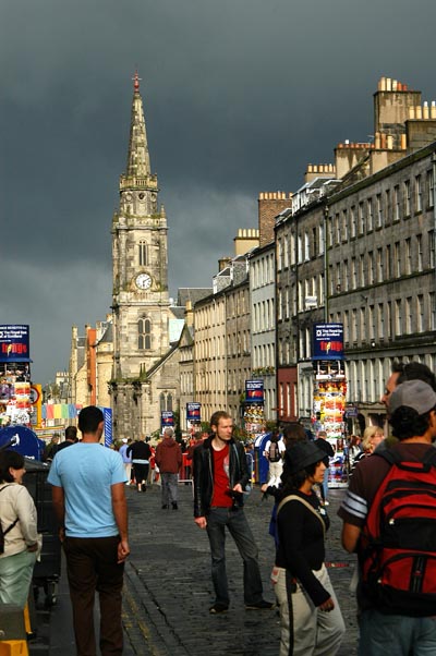 Storm clearing over High Street