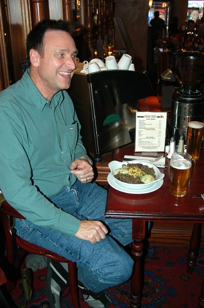 David was brave and went for the Haggis