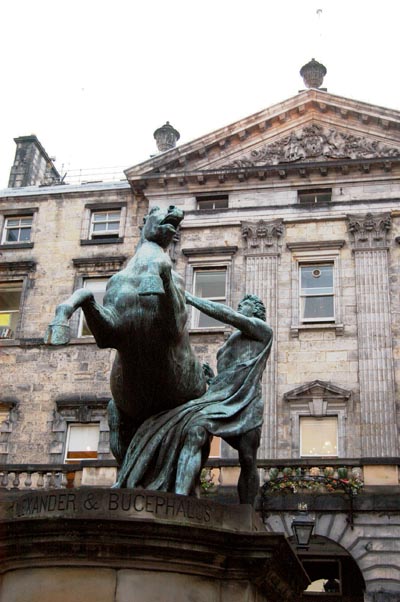 Alexander and Bucephalus at the City Chambers
