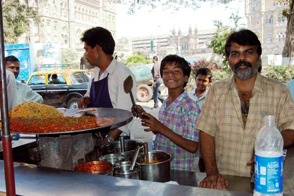 Street kitchen near V.T., Mumbai