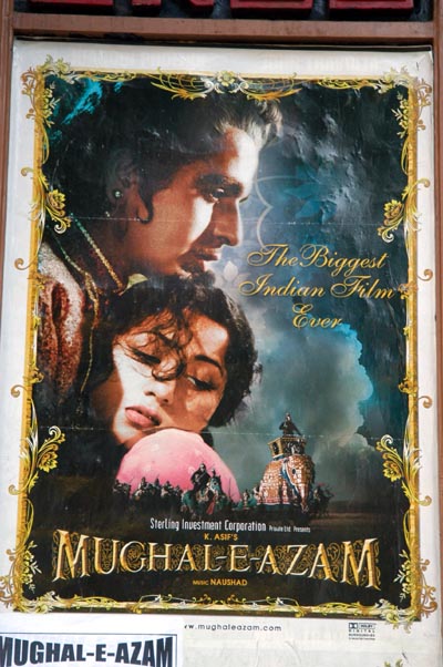 Mughal-e-Azam poster, Eros Cinema, Churchgate