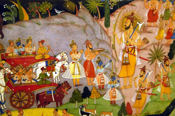 Confrontation between Rama and Parashurama, 1649