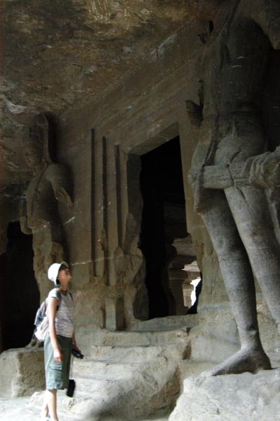 Janice Kam admiring Elephanta