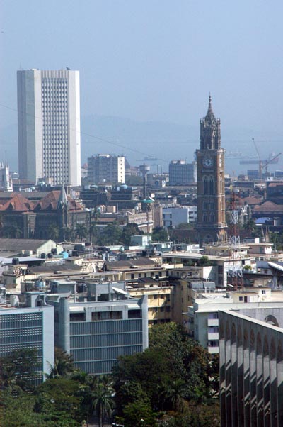View of the Rajabai Clock Tower from the Mumbai Hilton