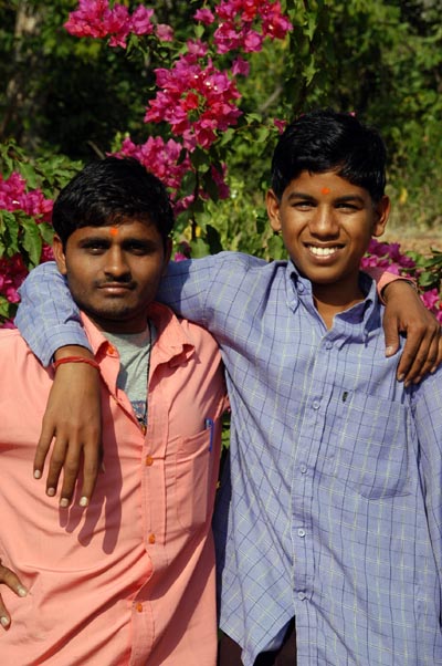 Ramkesh Saini and his friend, Ranthambhore