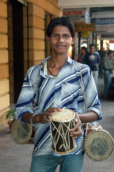 Annoying drum seller, Colaba