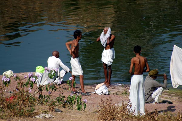 Bathers, Ranthambhore Fort
