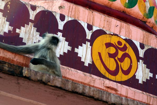 Om on the Ganesh Temple