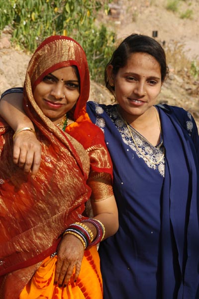 Women at Rathambhore Fort