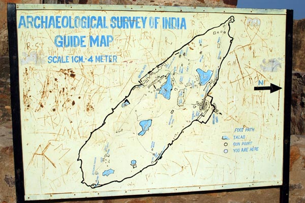 Plan of Ranthambhore Fort