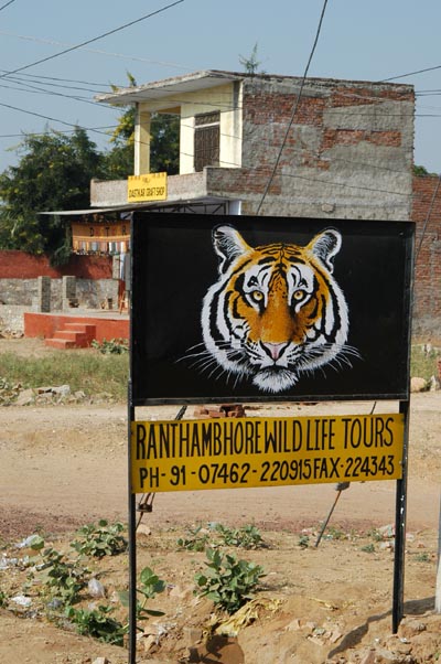 Tiger tours are the main source of business here