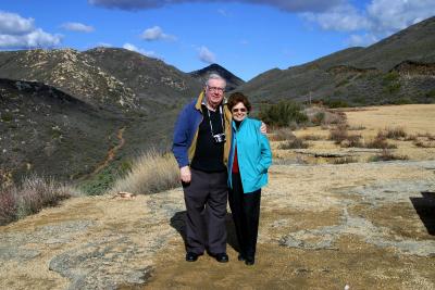 Bob and Sue in Mountains Above San Diego - Photo by Paul Grupp