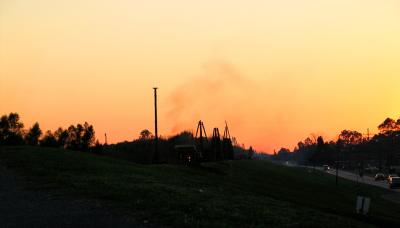 Bonfires at Dusk