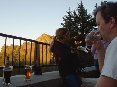 Rehydrating, then the beers