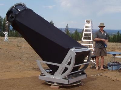 Howard next to his new creation