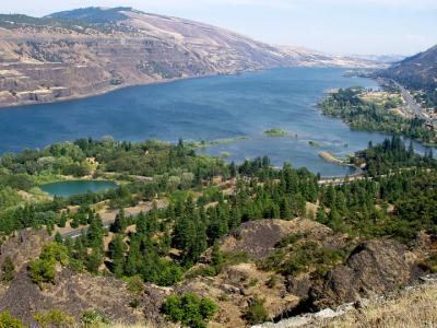 Columbia River east towards The Dalles