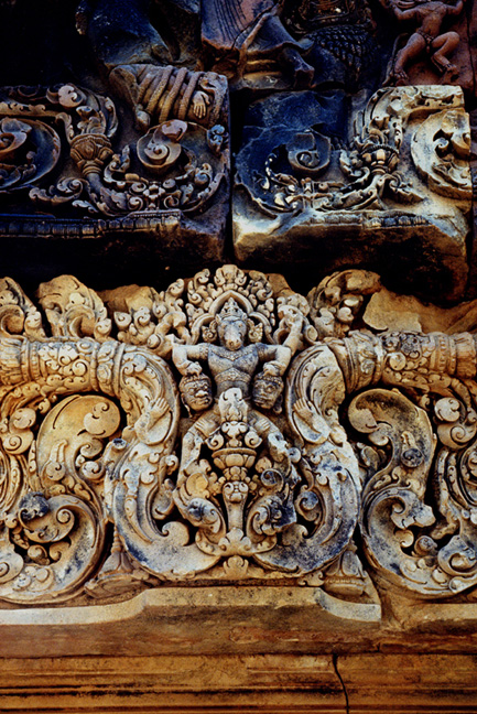  Temple detail-Banteay Srei.