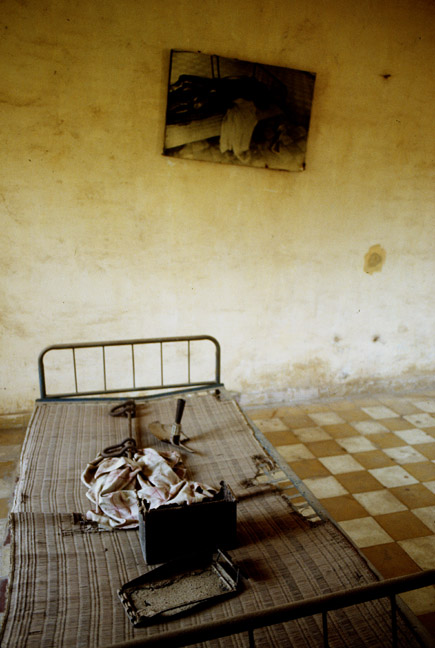   Torture room at Tuol Sleng.