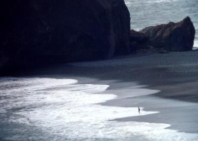 Klammath River Mouth At Pacific  South End of Beach