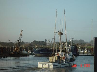 Crescent City Ca docks North Northeast
