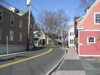 View of Main St from Oak Tree Rd