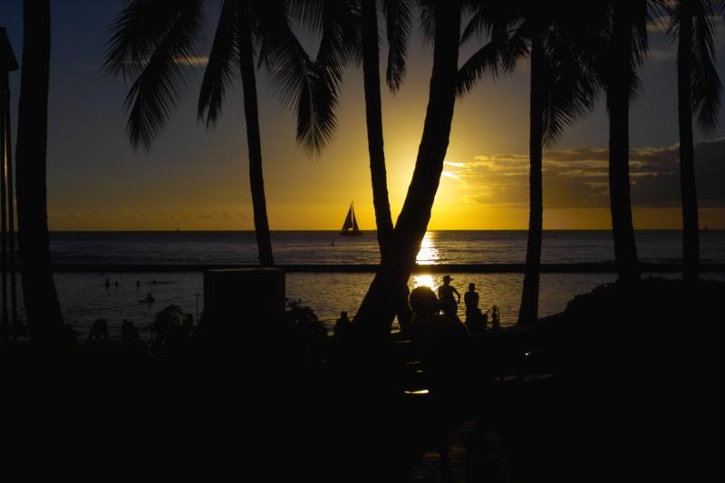 Sunset On Waikiki