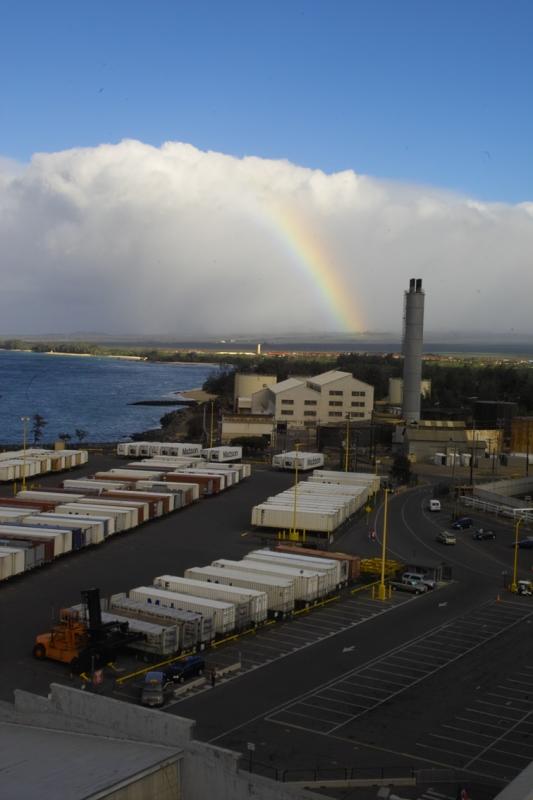 Kahului Harbor Rainbow