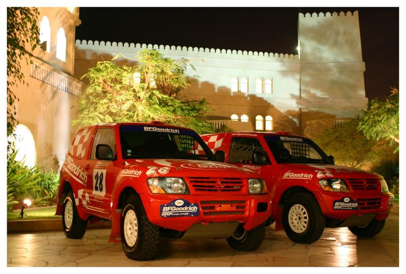 220 horsepower Rally modified Pajeros