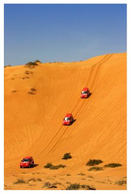 These sand dunes were about 4-5 stories high