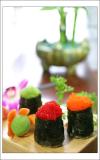 <B>flying-fish roe*</B><br><i>by NewSushi</i>