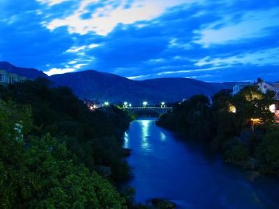 Neretva River at Night (*)