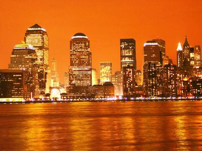 New York City Skyline by night (*)