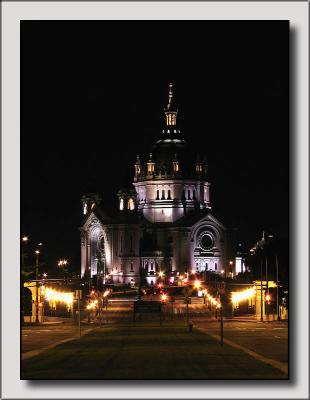 Cathedral at night by dave v