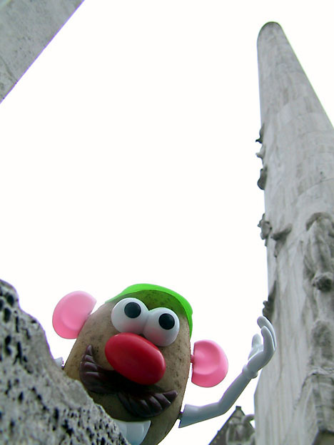 Mr Potatohead at Liberation Monument Amsterdam