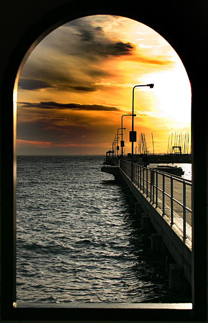 Framed Sunset*