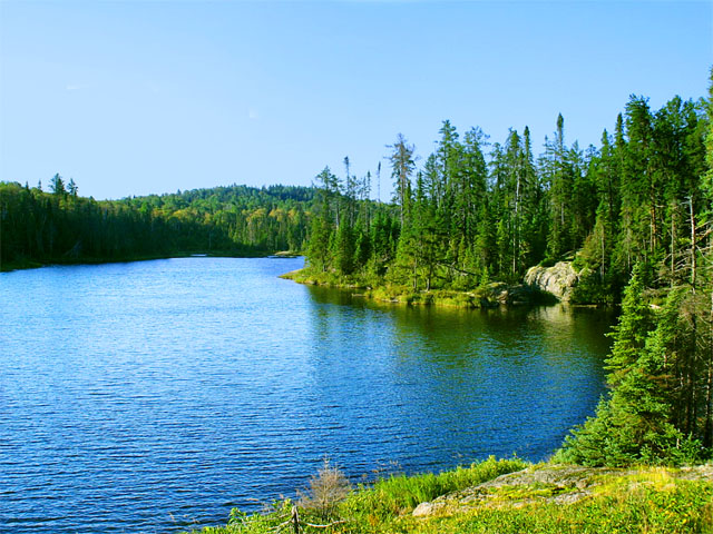 Lake Huron along Trans Canada Highway -17 (*)