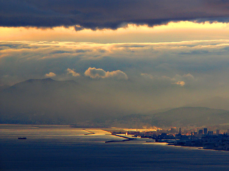 Distant city *