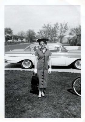 In front yard, 1958 (162)