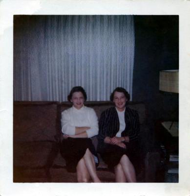 On the couch together, 1958 (205)
