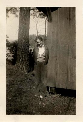 Frances at Deer Lake, 1937 (511)