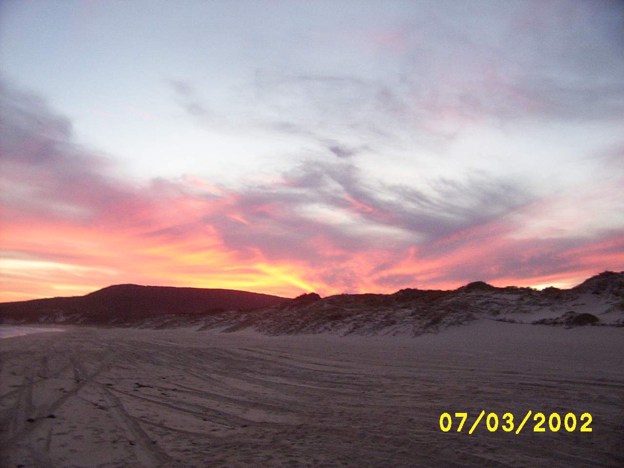 Nannarup Western Australia about 6.45pm