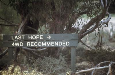 The sign to Last Hope