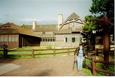 Judy at the Bryce Canyon Lodge